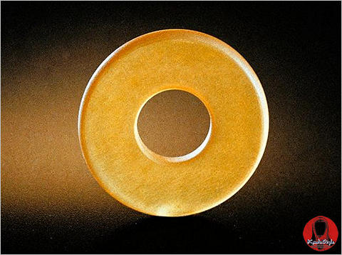 Leather Tsuba - Click Image to Close